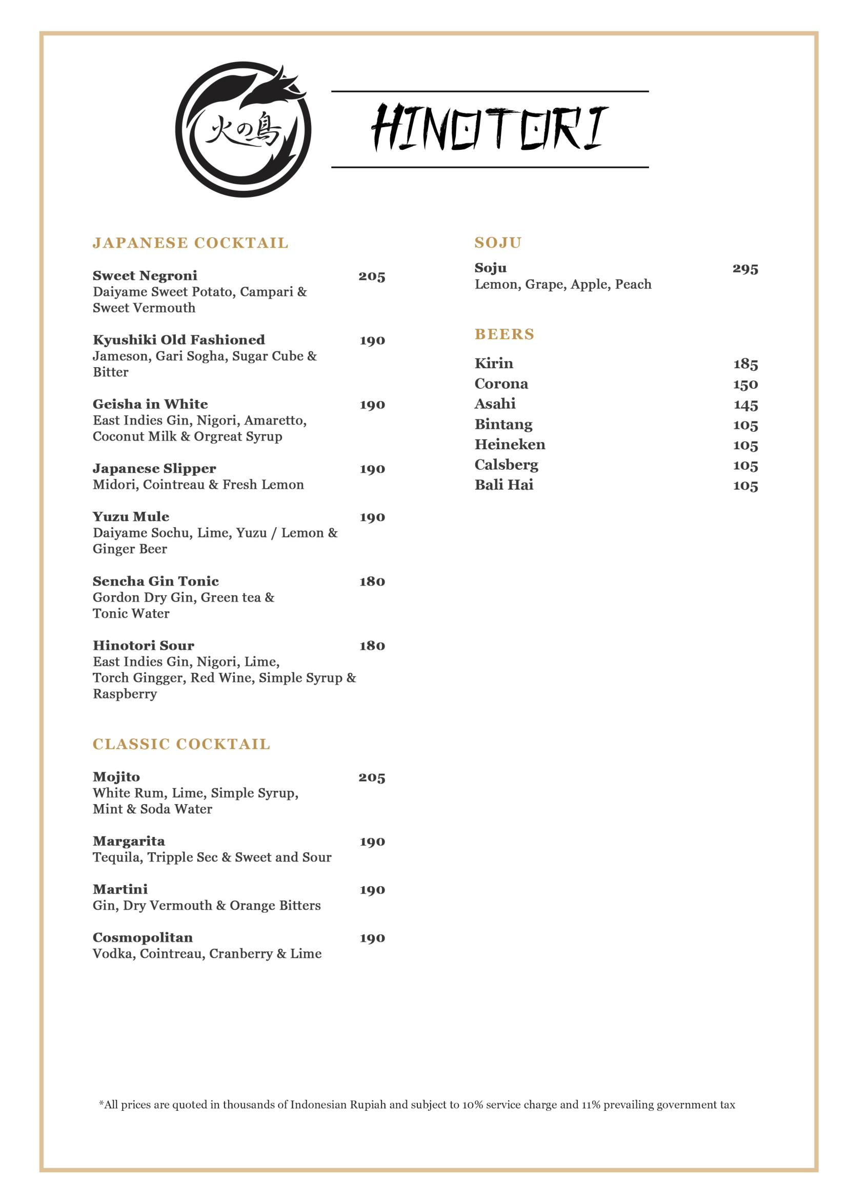 Hinotori Menu Page 4