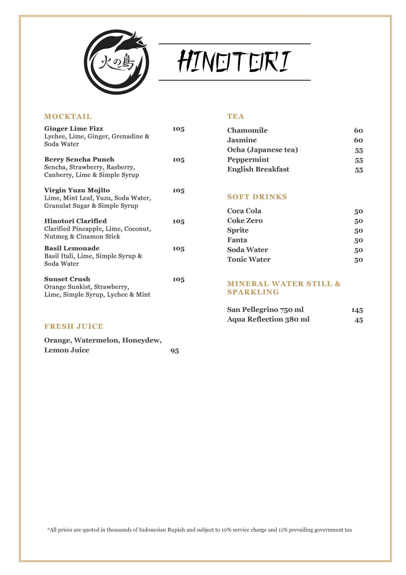 Hinotori Menu Page 5