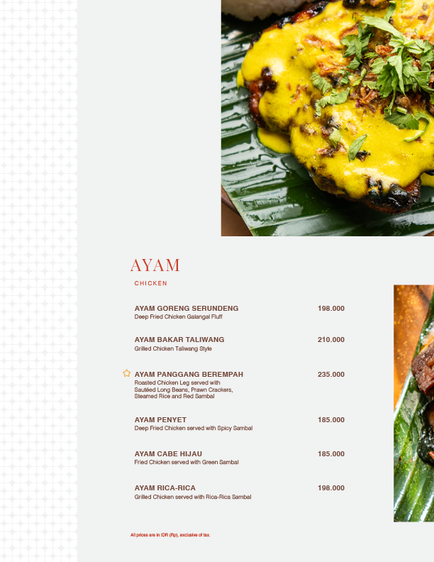 Warung Menu Page 8
