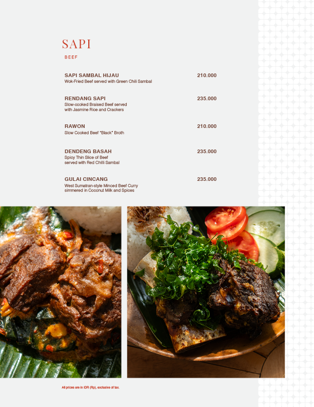 Warung Menu Page 9